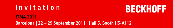 Beckhoff Invitation ITMA 2011
