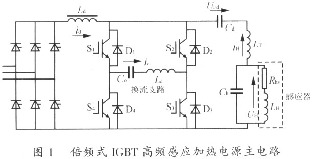 倍频式igbt高频感应加热电源负载短路的保护
