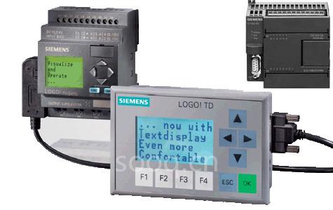 自左向右LOGO!,TD显示器,PLC